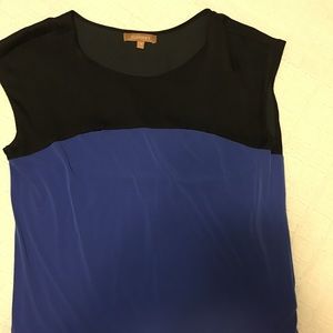 Ellen Tracy top with Style & Co. pencil skirt